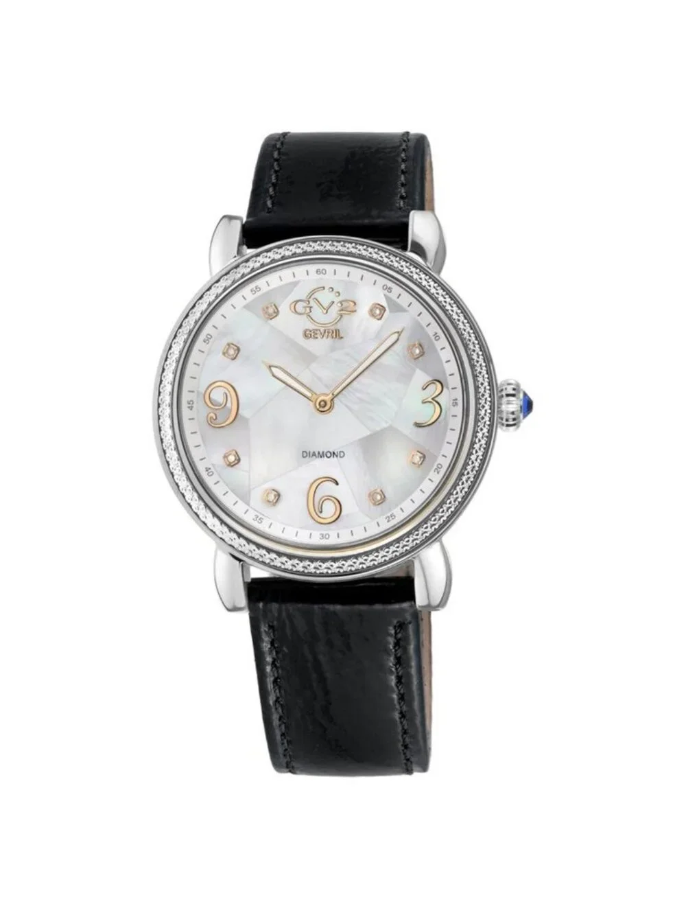 NWT Gv2 By Gevril Ravenna Mother of Pearl Dial Ladies Watch